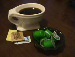 Image: Coffee Down The Toilet?