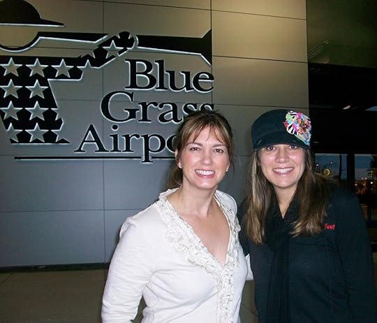 Jane with the lovely Tonya Kappes who helped organize the wonderful event!