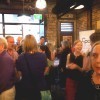 The crowd after the launch