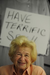 German-born US author and sex therapist Ruth W...