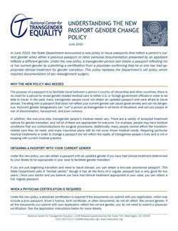 Thumbnail Link: NCTE: Understanding the New Passport Gender Change Policy
