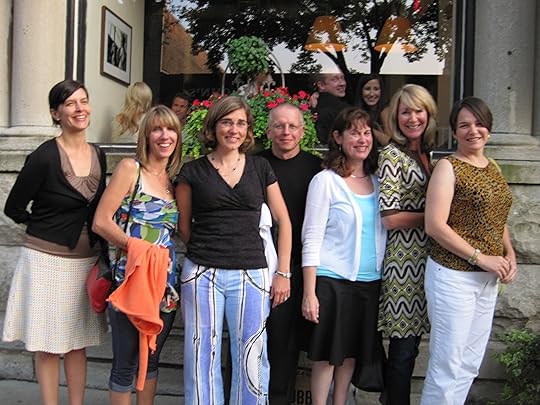 Susan Fine, Beverly Patt, me, Albert Borris, Joy Preble, Kathryn Fitzmaurice and Fran Cannon Slayton