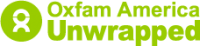 Oxfam America Unwrapped logo