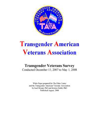 Transgender American Veteran Association White Paper: Transgender People In The U.S. Military