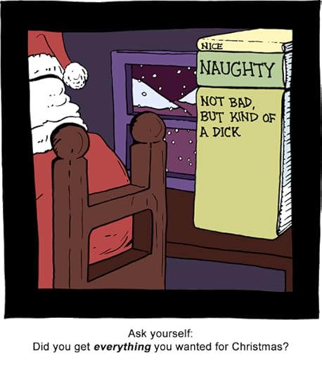 not naughty or nice, but kind of dick