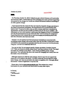 Thumbnail Link: Letter Sent To Amber Yust From Former California DMV Employee Thomas Demartini