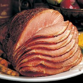 Spiral sliced ham