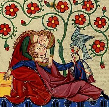 From the Codex Manesse, Heidelberg, c.1304-1350