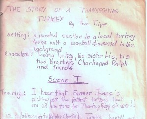 The Story of a Thanksgiving Turkey by Tom Tripp