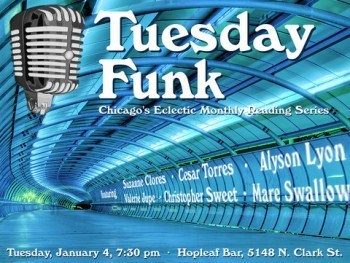 Cesar Torres reads new material at Tuesday Funk January 4, 2011