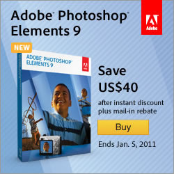 Save $40 on Adobe Photoshop Elements 9 