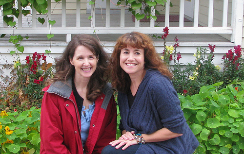 Beside Betsy's porch