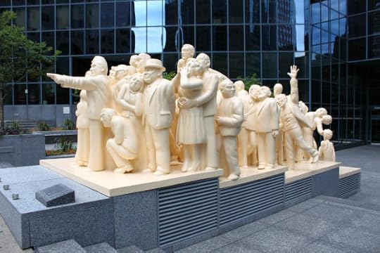 Image of Crowd Statue