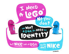 cartoon: everybody wants a logo