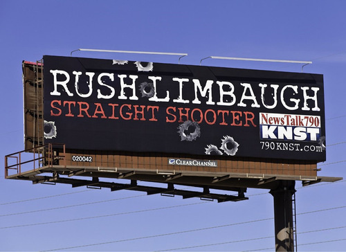 Rush Limbaugh's Tucson Billboard Is Just Perfect