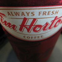 Tim Hortons coffee cup