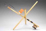 Tip up Hi Flag Ice Man Rigged with Tan Line 3 PACK