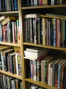 A few shelves of the Imagining Toronto Library, 18 January 2011.