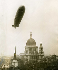 Zeppelin over St. Paul's
