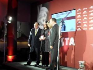The winner Jo Shapcott 1 300x225 Me at the Costa Book Awards!