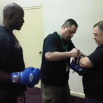 Referee @rdickerson goes over the rules of the match with fig... on Twitpic