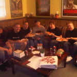 Fun and games at the @DrunkenTentacle production meeting. on Twitpic