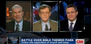 Ken Ham debates Rev. Barry Lynn on the Anderson Cooper 360 CNN program