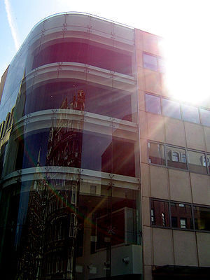 The EMI building, around the corner of High St...