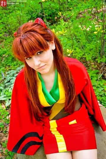 feliciacat, asuka langley soryu costume, cosplay