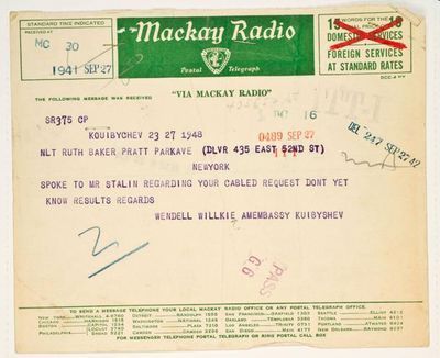 Shostakovich telegram
