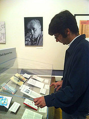 Ned at Bukowski Exhibit, Pasadena CA, January 2011