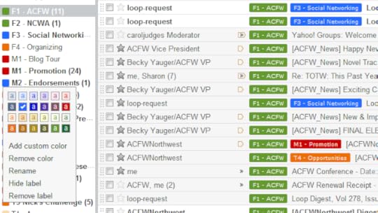 Color Labels in Gmail
