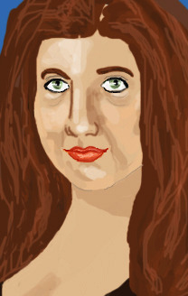 Track-pad self-portrait