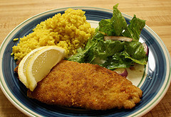 Feb. 10 breaded chicken with lemon (Recipe)
