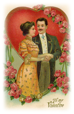 19thC Valentine card