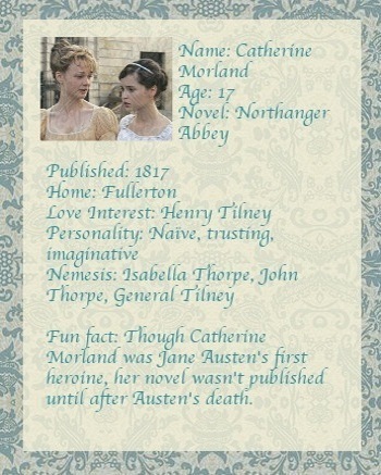 Catherine Morland back