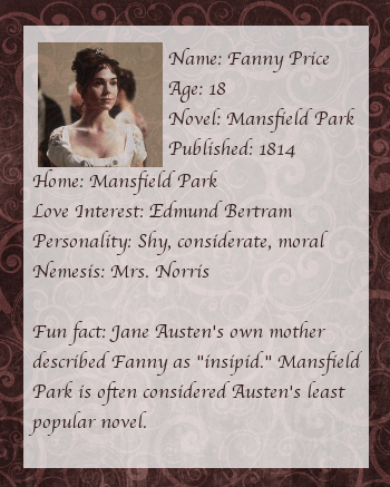 Fanny Price back