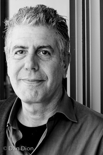 Anthony Bourdain by photographer Dan Dion