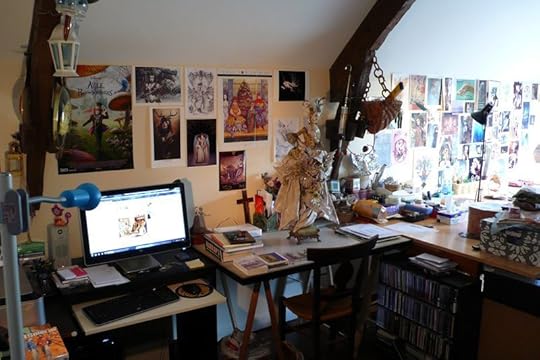 Virginie's desk 1