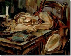 Fillette endormie--Maria Blanchard- 1925