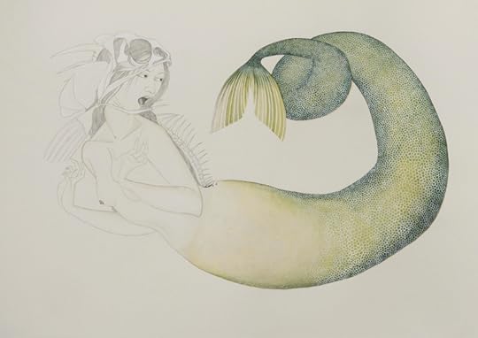 Alarmed Mermaid by Fay Ku
