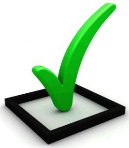A big tick in the box