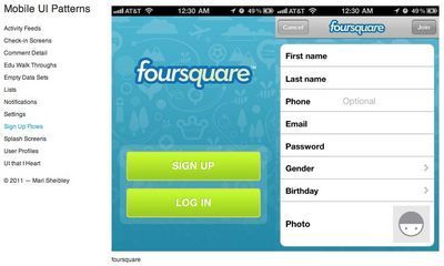 mobile-patterns.com screenshot