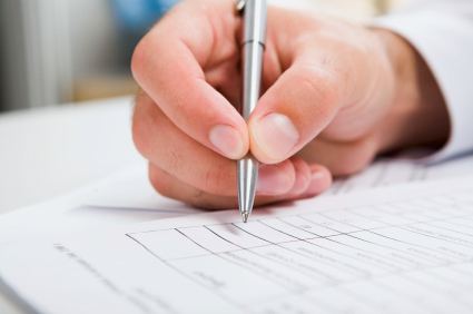 Maleís hand writing in the document