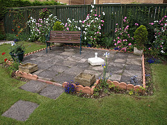 Garden patio