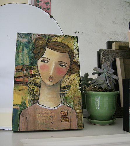 hopeful spirit 8x12 canvas