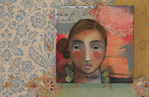 open heart 6x6 canvas