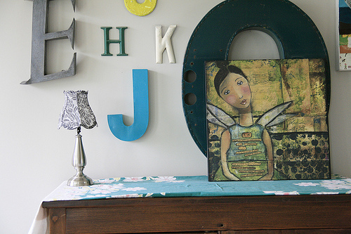 courage lives 16x16 canvas