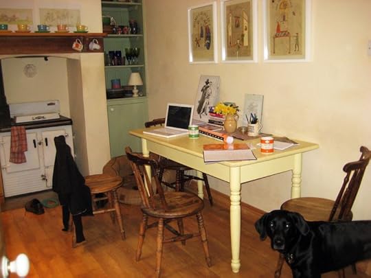 The yellow table