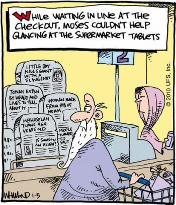 moses cartoon